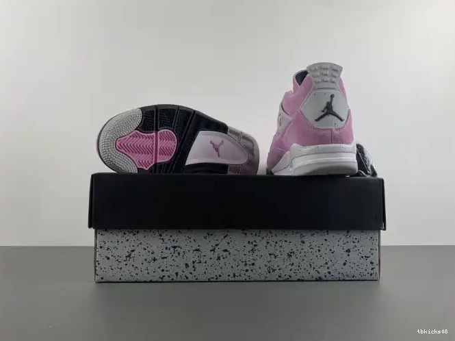 Reps TBkick AQ9129-501 Jordan WMNS Air 4 Orchid 0616
